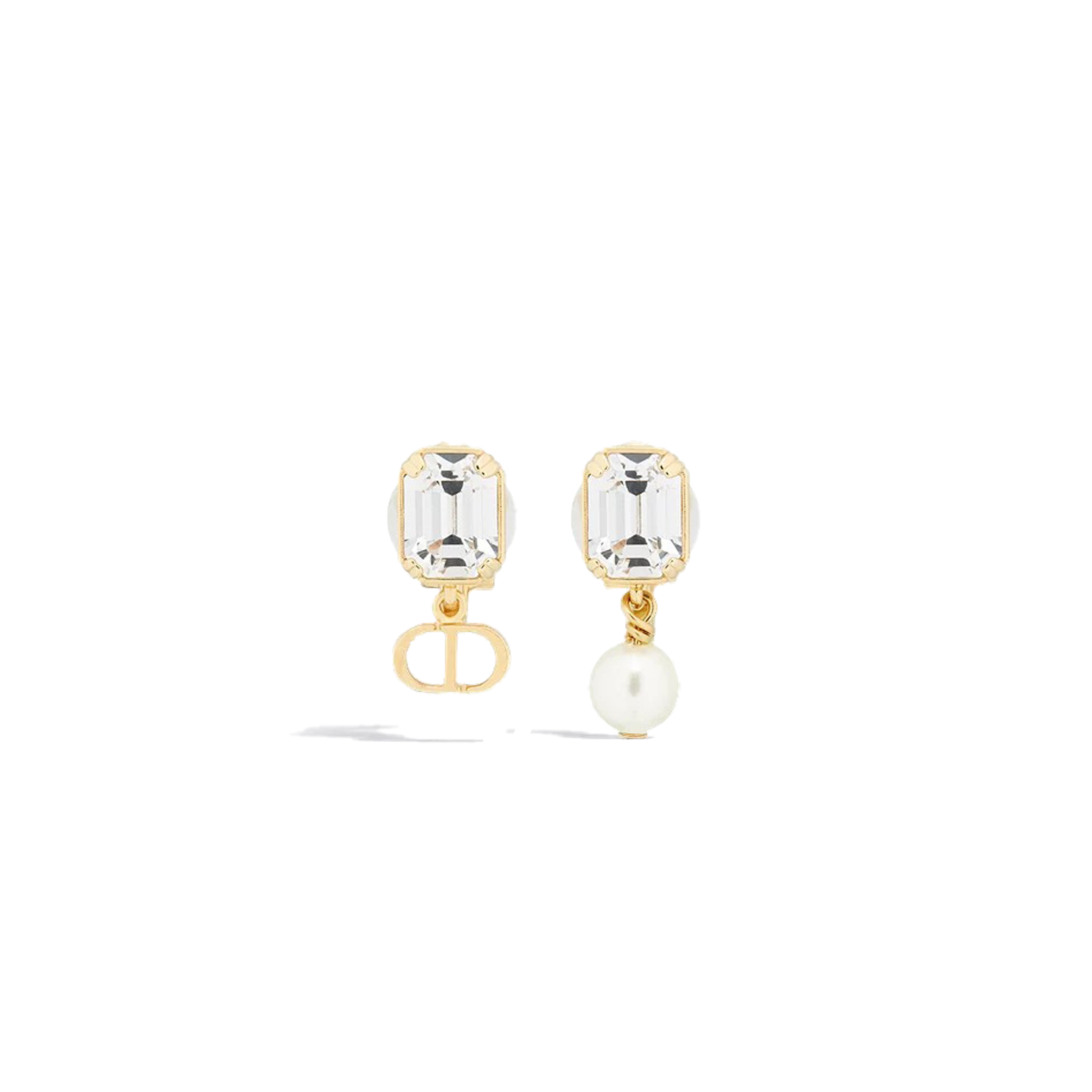 DIOR PETIT CD CLIP-ON EARRINGS E3603WOMCY_D03S